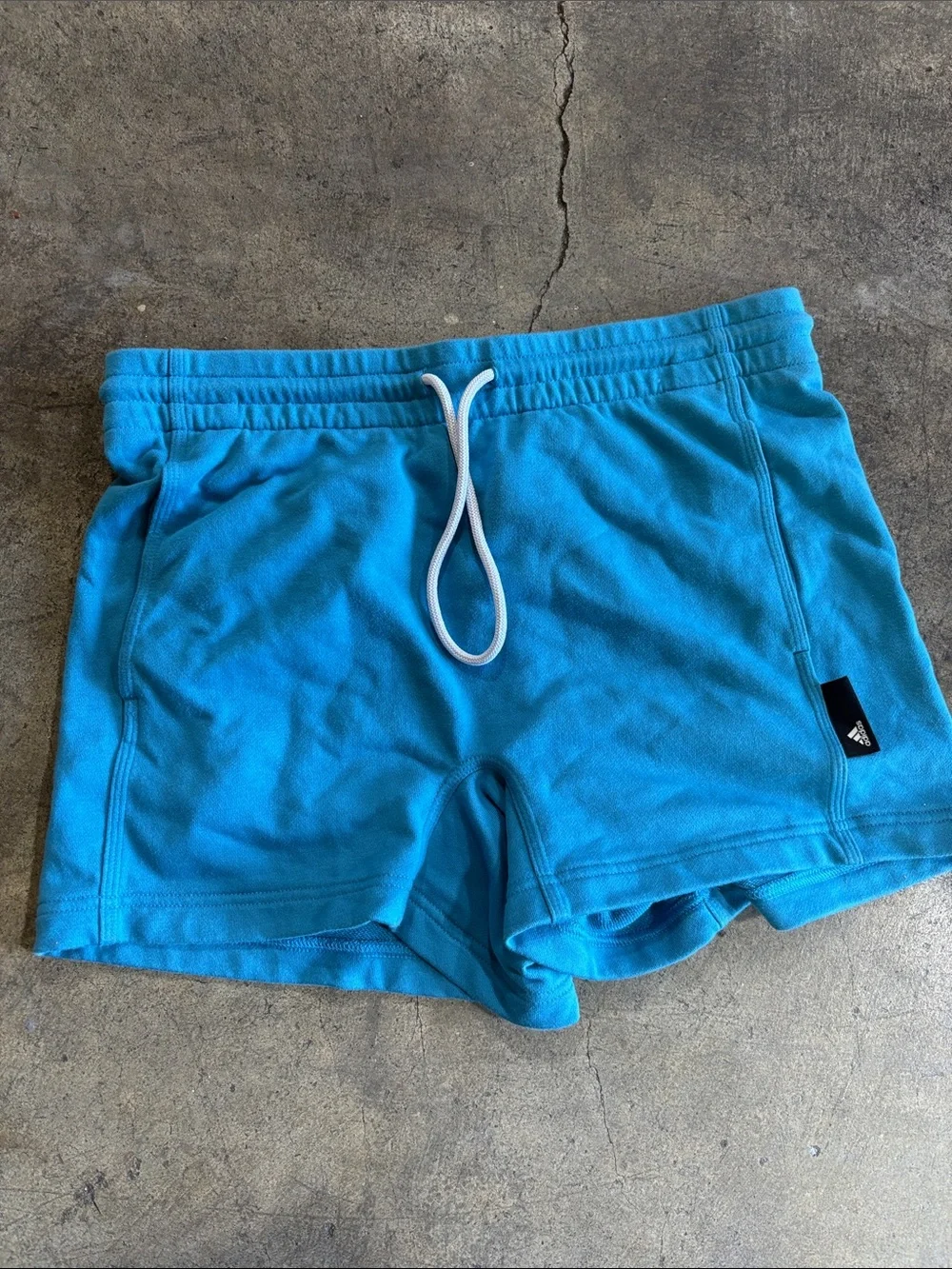 adidas Bright Turquoise Women's Athletic Shorts